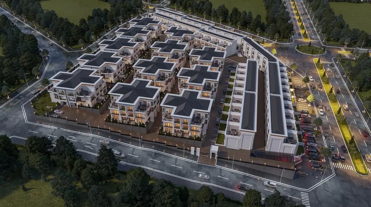 LÜKS VE KONFORUN YENİ ADRESİ YENİ ŞEHİR HASTANESİ YANI SATILIK AY YAPI KALİTESİYLE FOURLEKS VİLLA