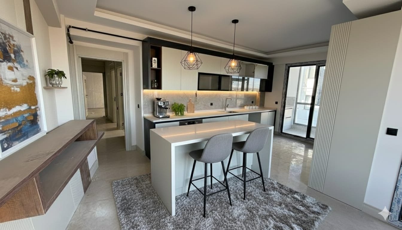 TEKNOKENT ARKASINDA HAVUZLU 3+1 SATILIK LÜKS DAİRE